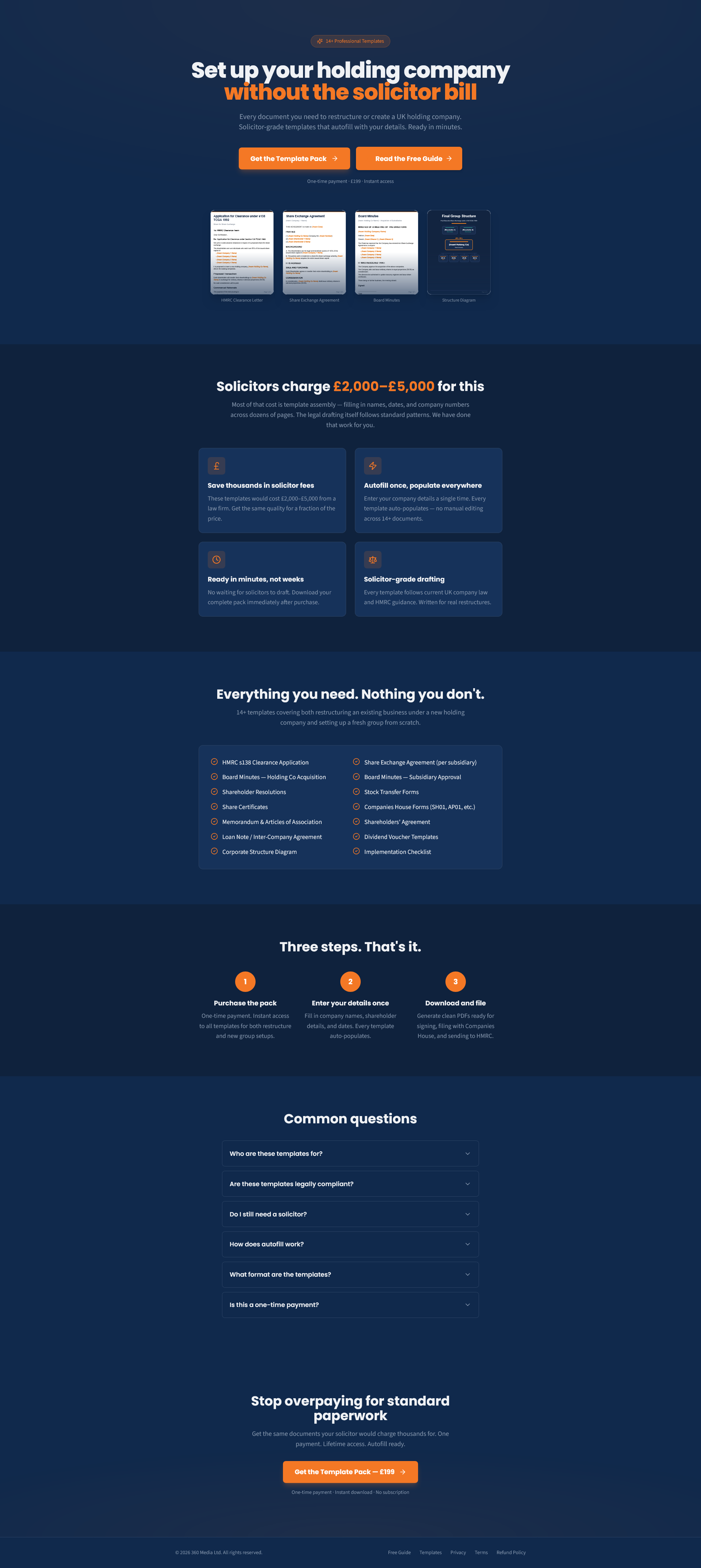 The UK Holding Company Manual preview 1